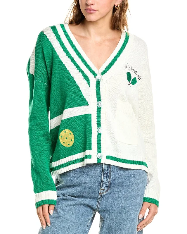 Soft Merino Wool Knit Tops FATE Pickleball Cardigan