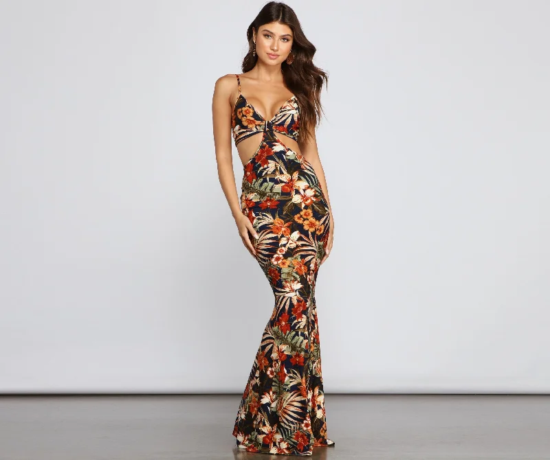 Elevated Party Dresses All Eyes On Me Graceful Floral Eyelet Maxi Dress