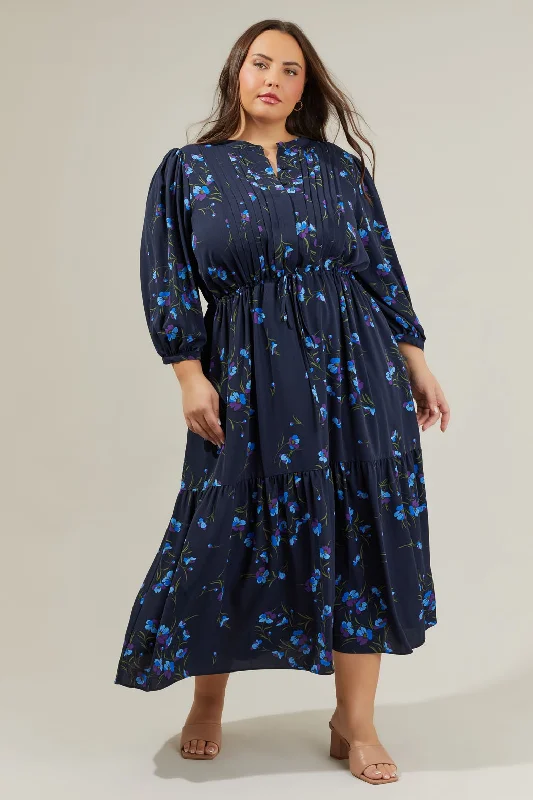 Stylish Summer Dresses THE TOURN MIDI PLUS DRESS--FLASH SALE