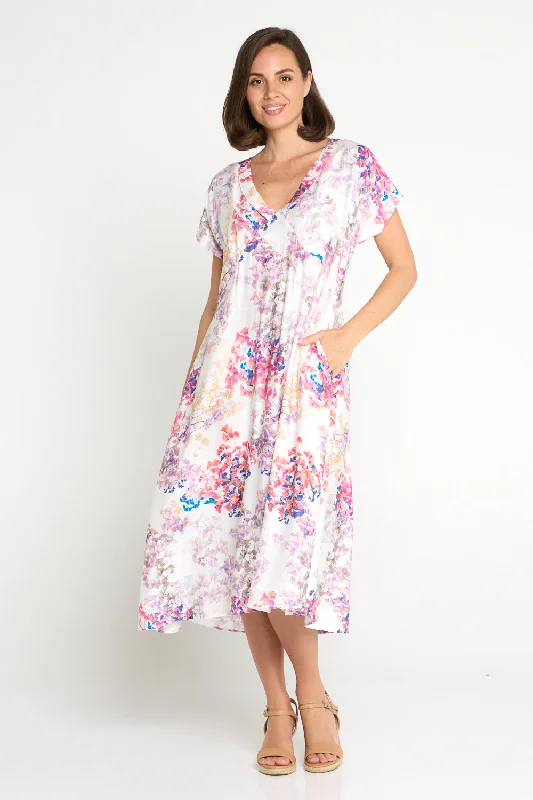 Soft Cotton Dresses Komaki Dress - Soft Floral