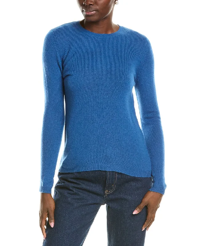 Casual Knit Tops For The Weekend Forte Cashmere Crewneck Cashmere Sweater
