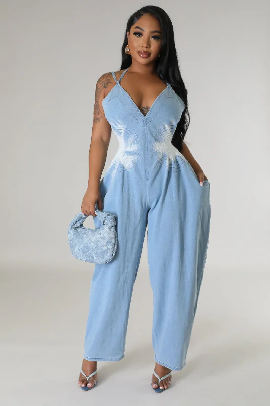 Women's Sleek One-Piece Pantsuits Serena Baby Jumpsuit