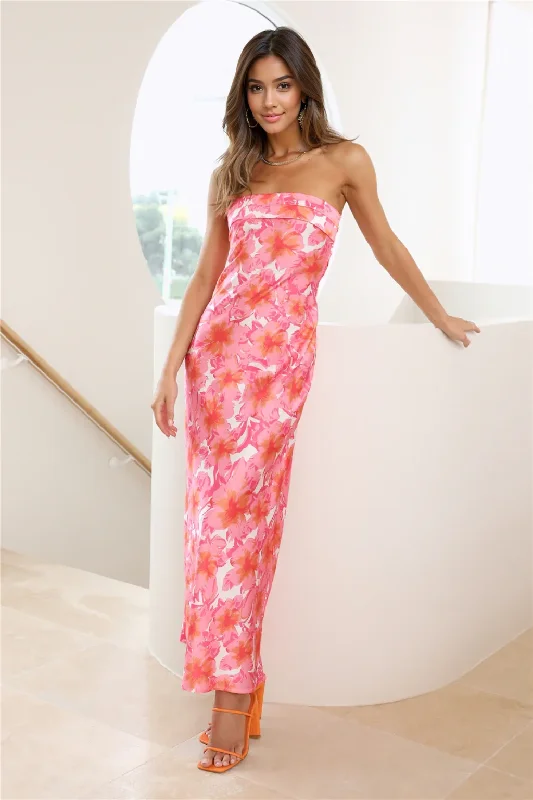 Casual Day Dresses Highway To Heaven Maxi Dress Pink