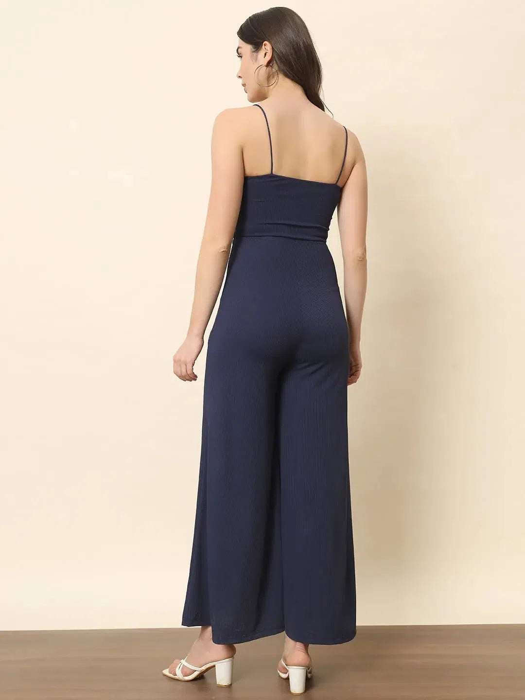 Comfort-Focused One-Piece Outfits Noodle Strap Jumpsuit