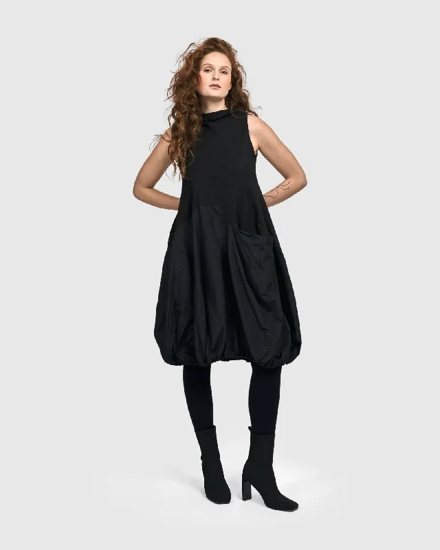 Soft Cotton Dresses Urban Spectre Sleeveless Dress, Black