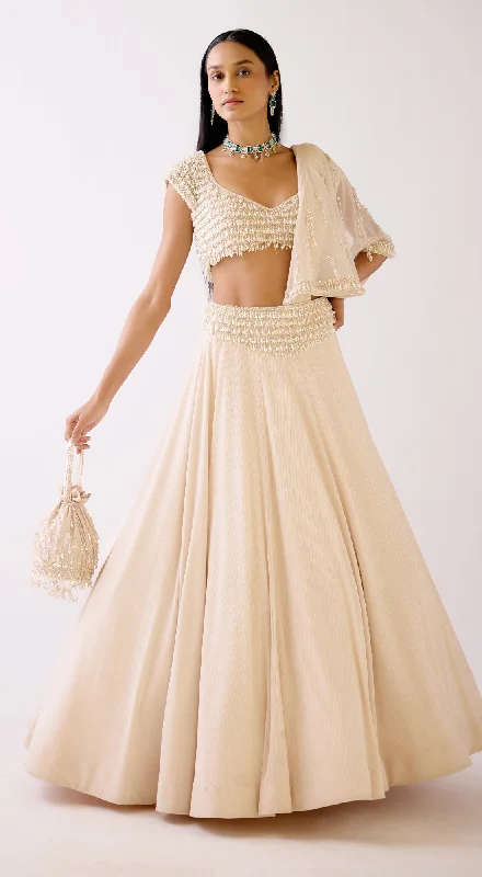 Stylish Summer Dresses The Stardust Pearl Lehenga