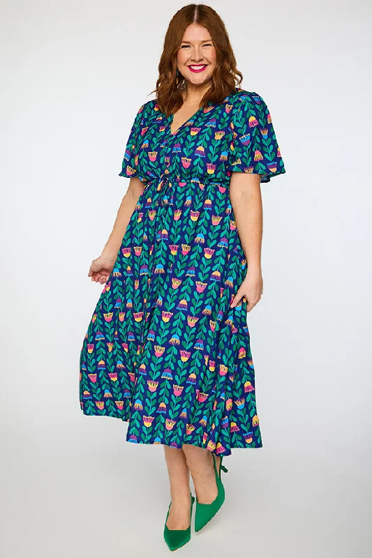 Women's Holiday Dresses Marley Eucalyptus Buds Dress