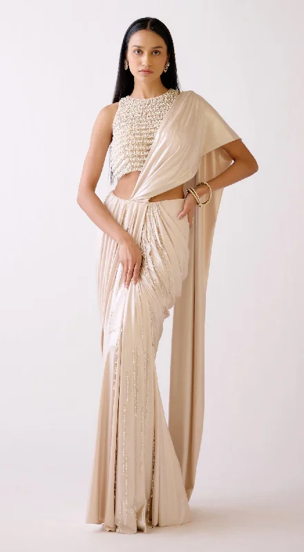 Colorful Summer Dresses The Champgne Evening Saree