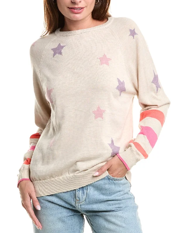 Soft Merino Wool Knit Tops FATE Wool-Blend Pullover