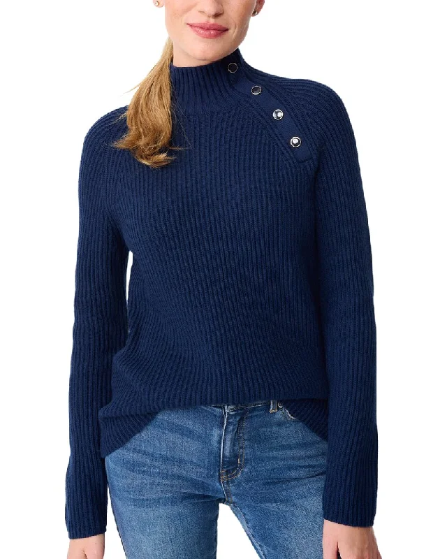 Handmade Knit Tops J.McLaughlin Sevellia Wool & Cashmere-Blend Sweater