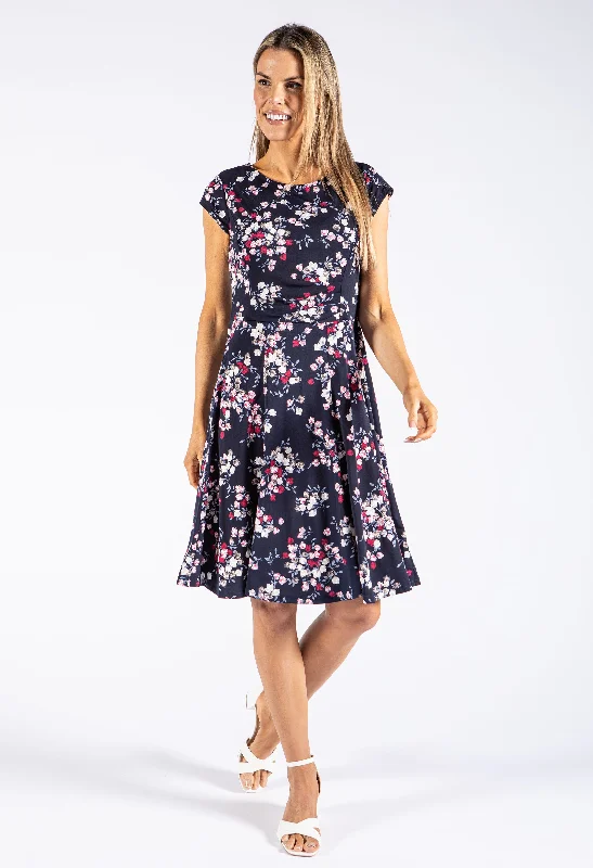 Women's Outdoor Dresses Blossom Short Sleeve Dress