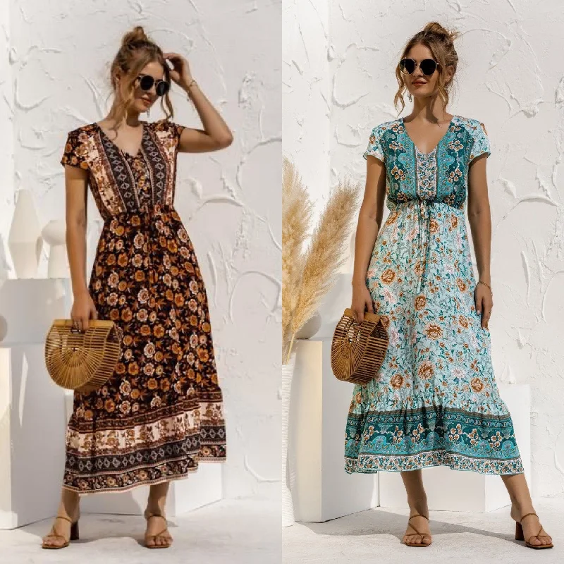 Cute Summer Dresses Floral Summer Boho Dress, Bohemian Dress For Women