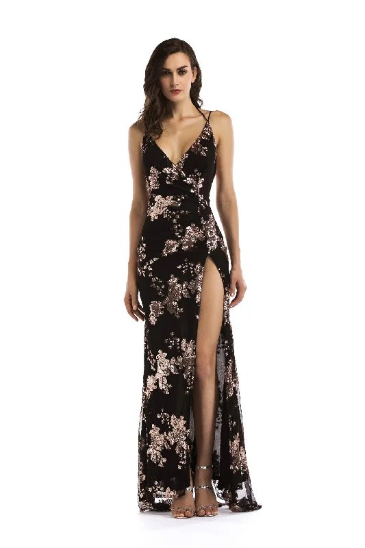 Formal Dresses For Women Adore You Floral Charming High Slit Maxi Dress