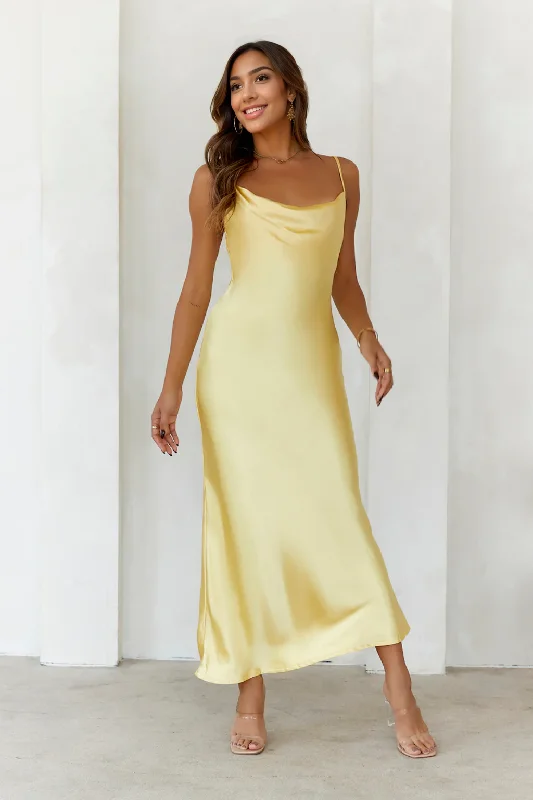 Formal Occasion Dresses Your Style Points Maxi Dress Yellow