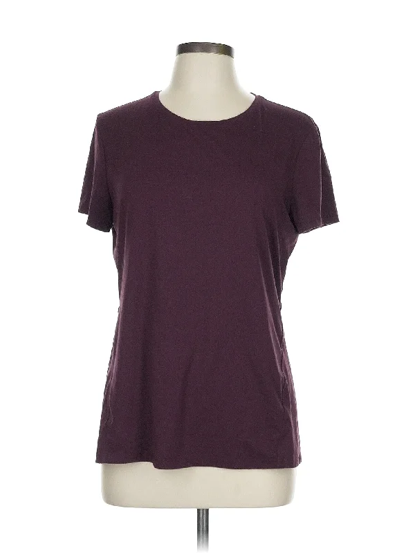 Color-Blocked Tops For Women Short Sleeve T Shirt