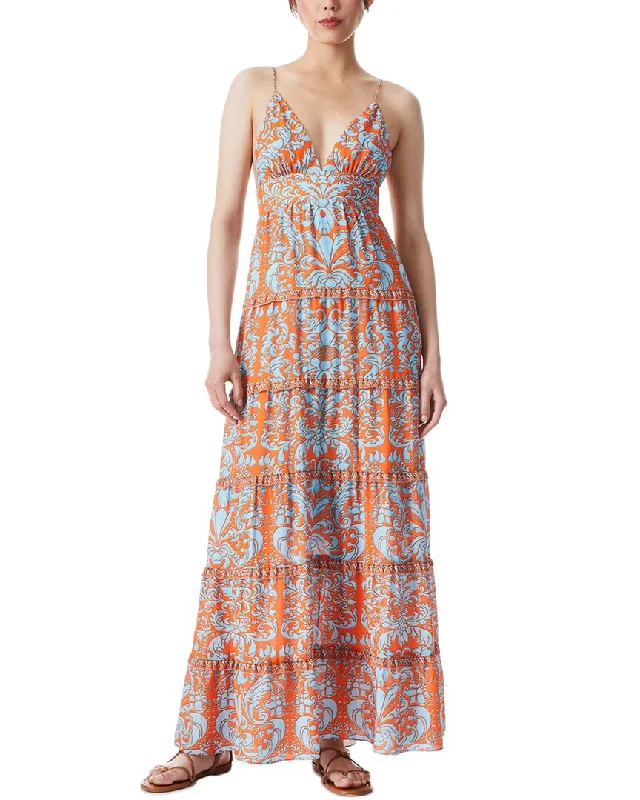 Soft Cotton Dresses alice + olivia Karolina Halter Maxi Dress