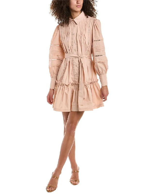 Chic Evening Dresses Beulah Balloon Sleeve Shirtdress