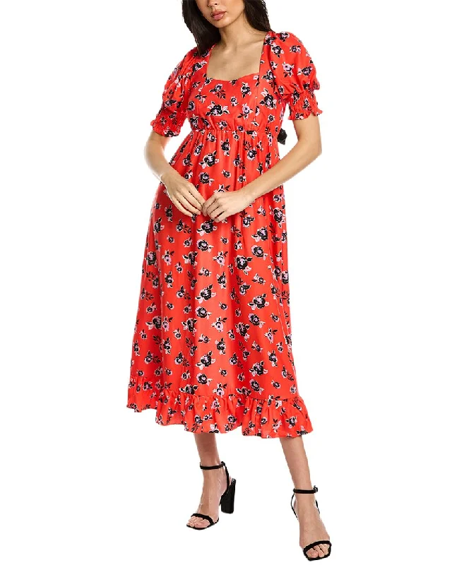 Stylish Summer Dresses SISTER JANE Conch Flower Midi Dress