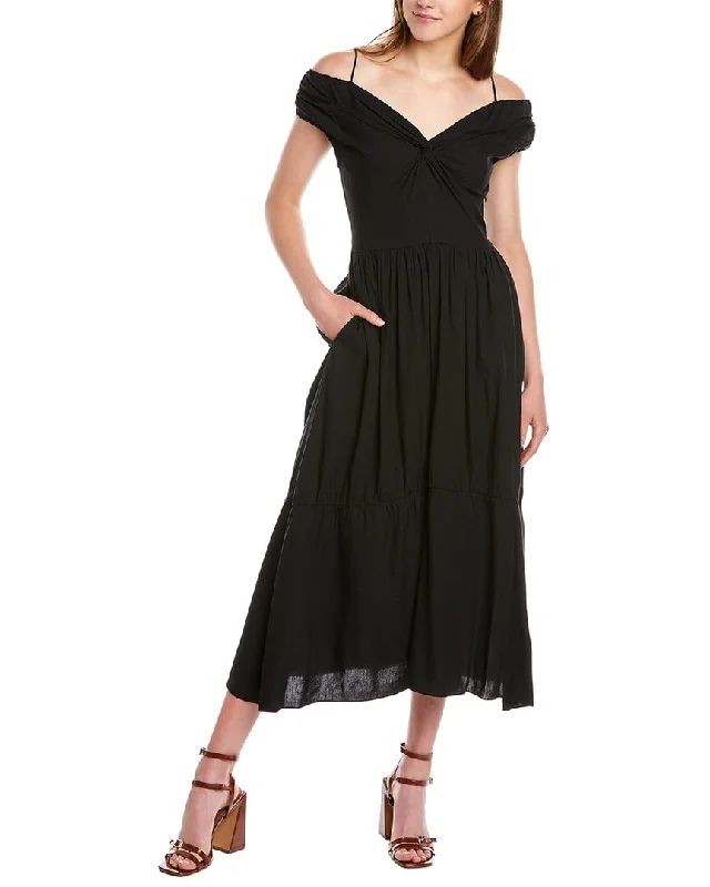 Elevated Party Dresses Vince Off-Shoulder Twist Dress