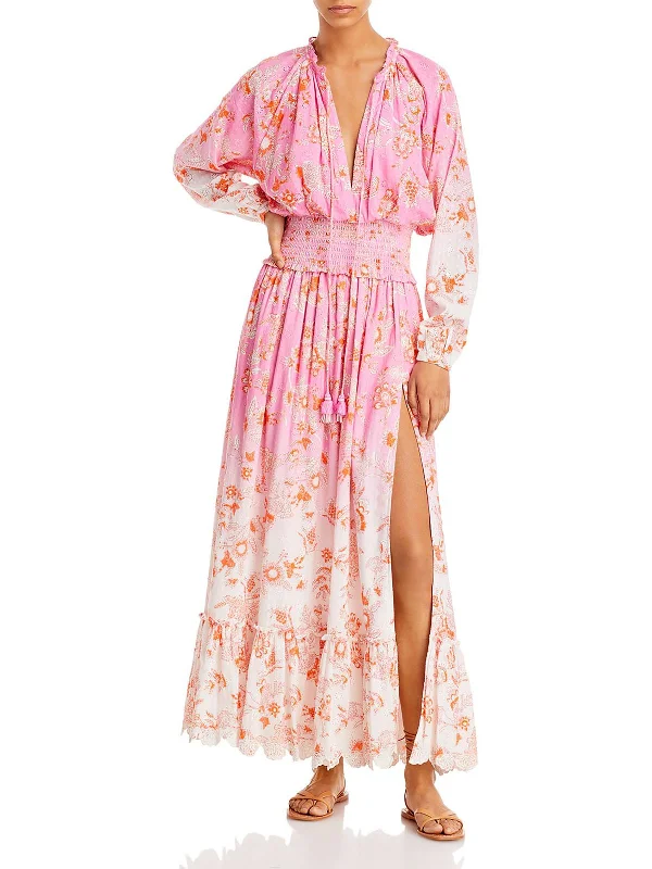 Cute Summer Dresses Womens Embroidered Long Maxi Dress